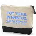 Gentuta multifunctionala bumbac, Pot totul in Hristos